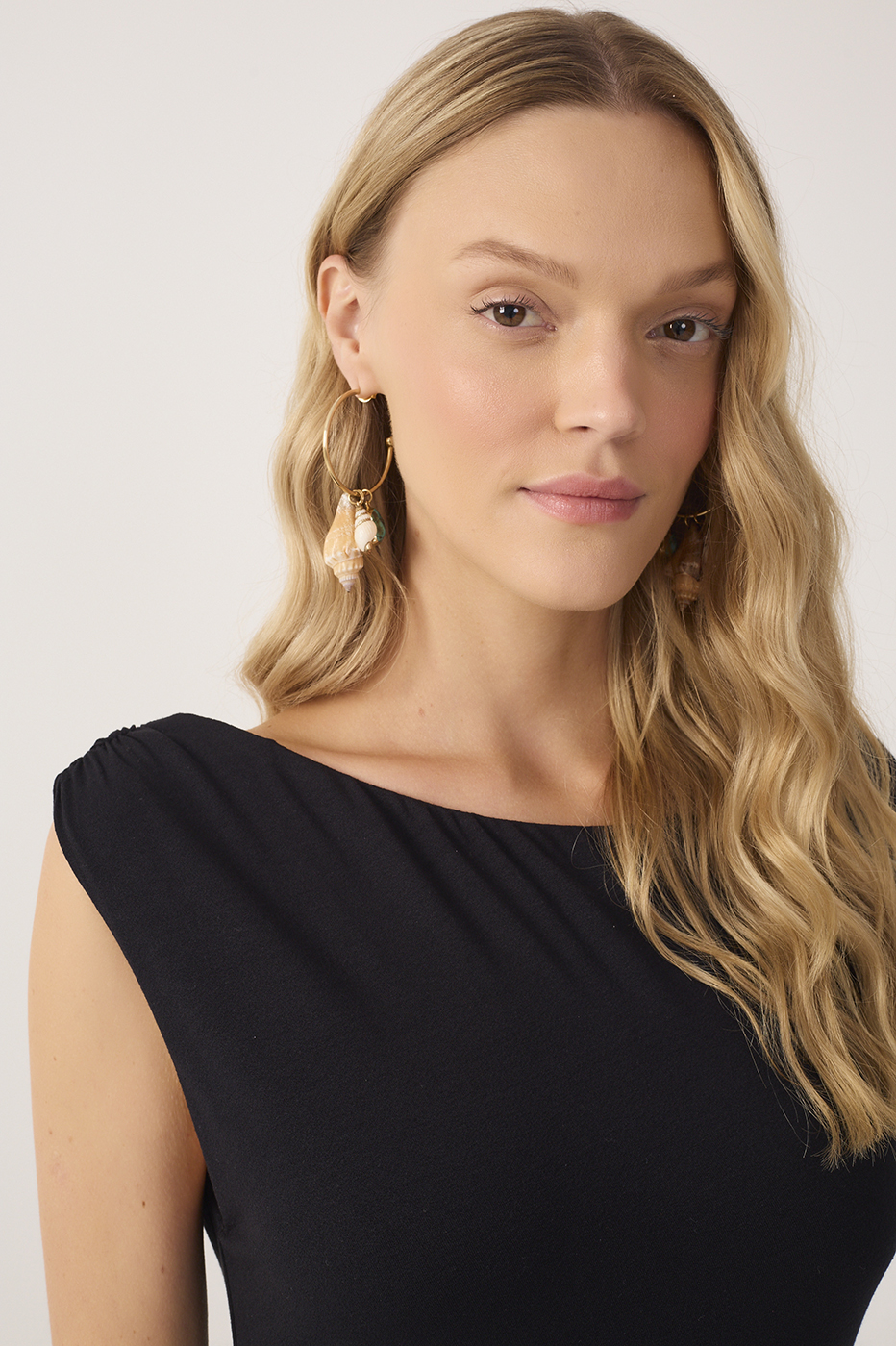 Black Sleeveless Crepe Slip Maxi Dress_5