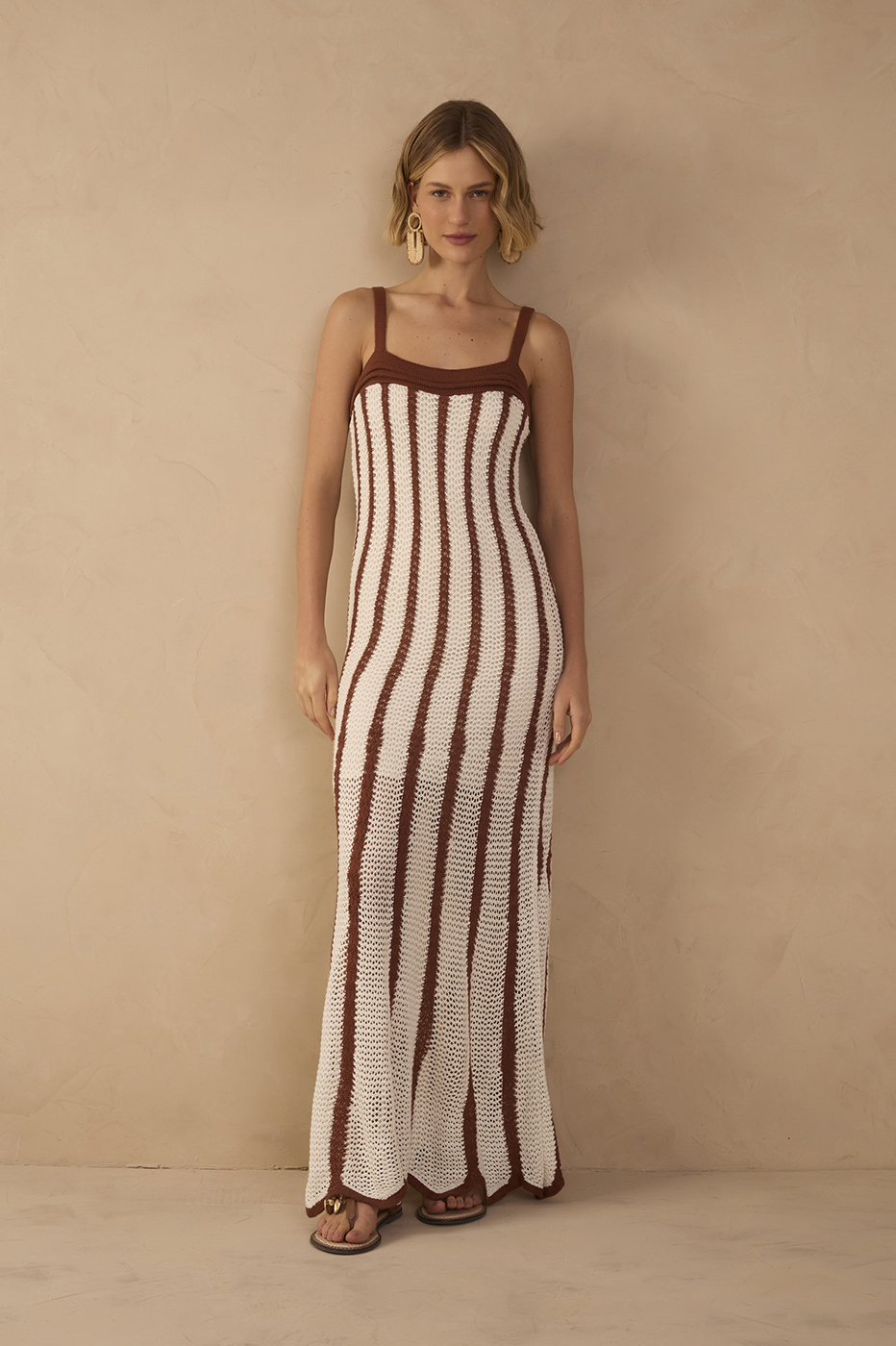 Bicolor Knitted Dress_1