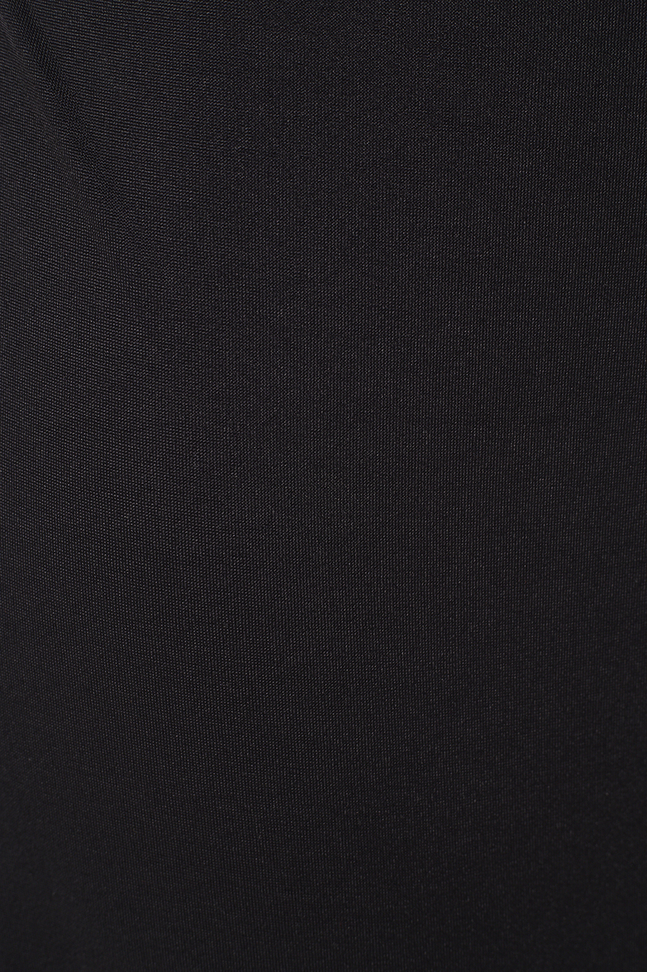 Black Jersey Twisted Shoulder Dress_7
