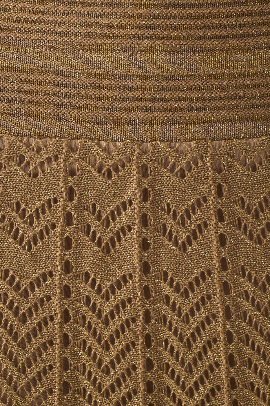 Lurex Knit Skirt Dress