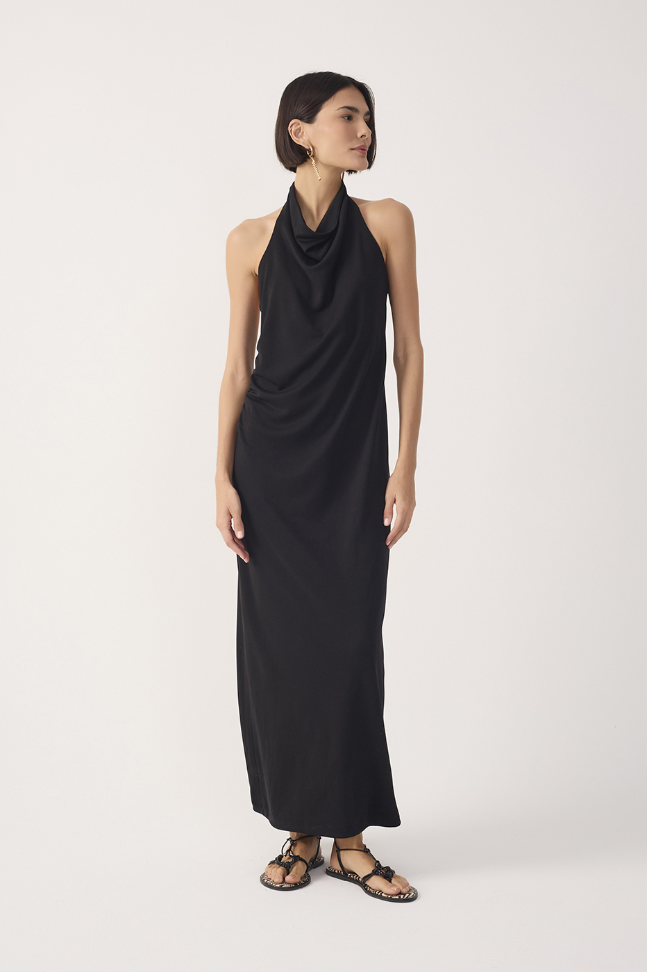 Black Halter Dress_2