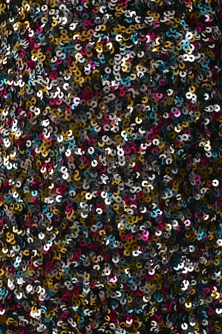 Short Sequin Color Dress_8