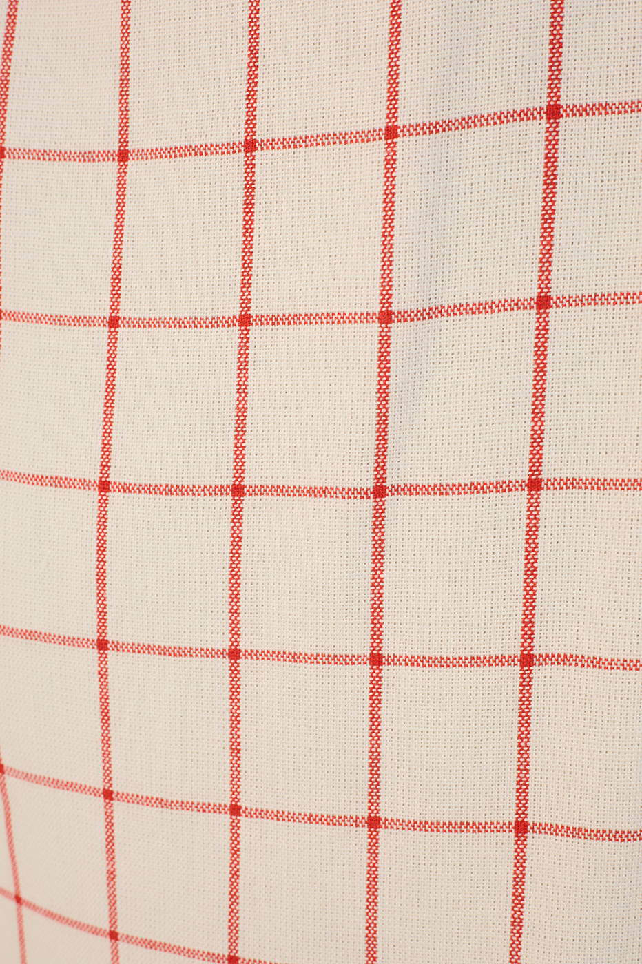 Short Linen Checkered Dress_7