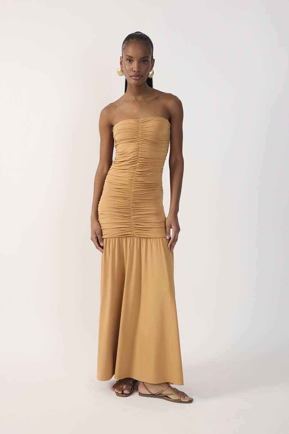 Handleless Frayed Jersey Dress_2