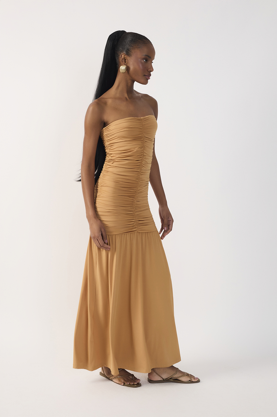 Handleless Frayed Jersey Dress_3