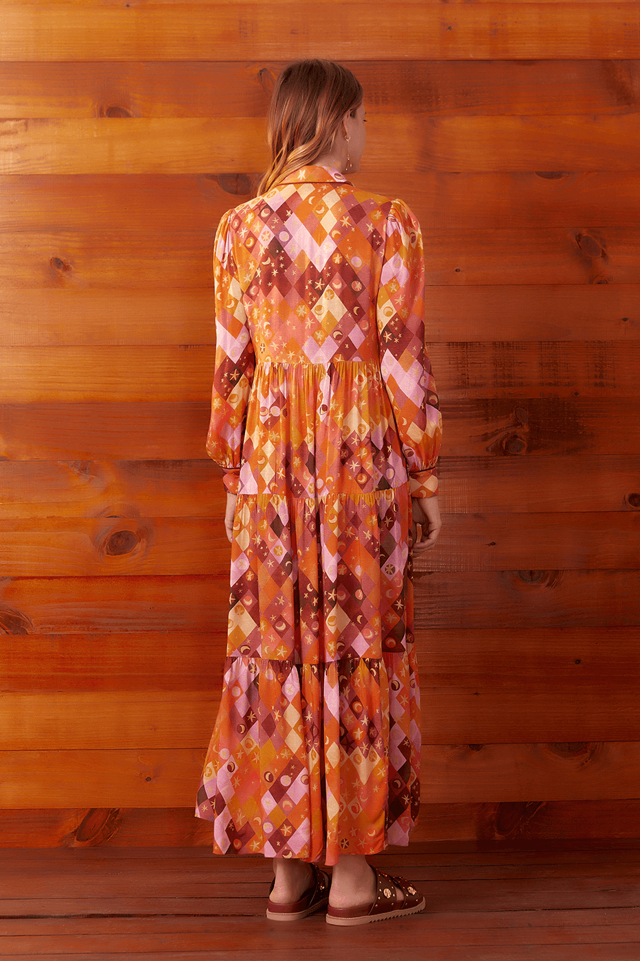 CHEMISE LUNA PRINT DRESS_3