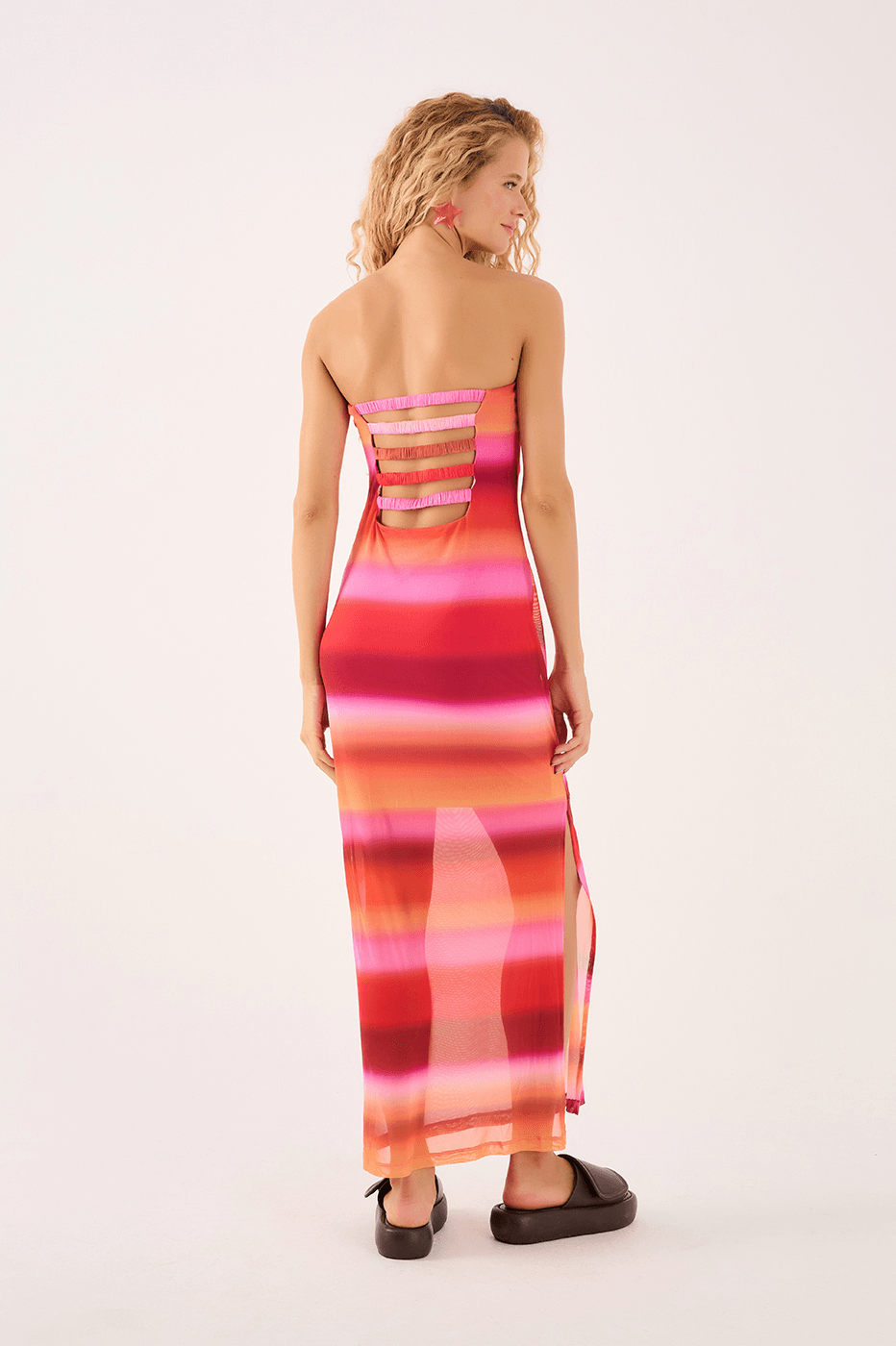 Tulle Dress Sunset Print_5