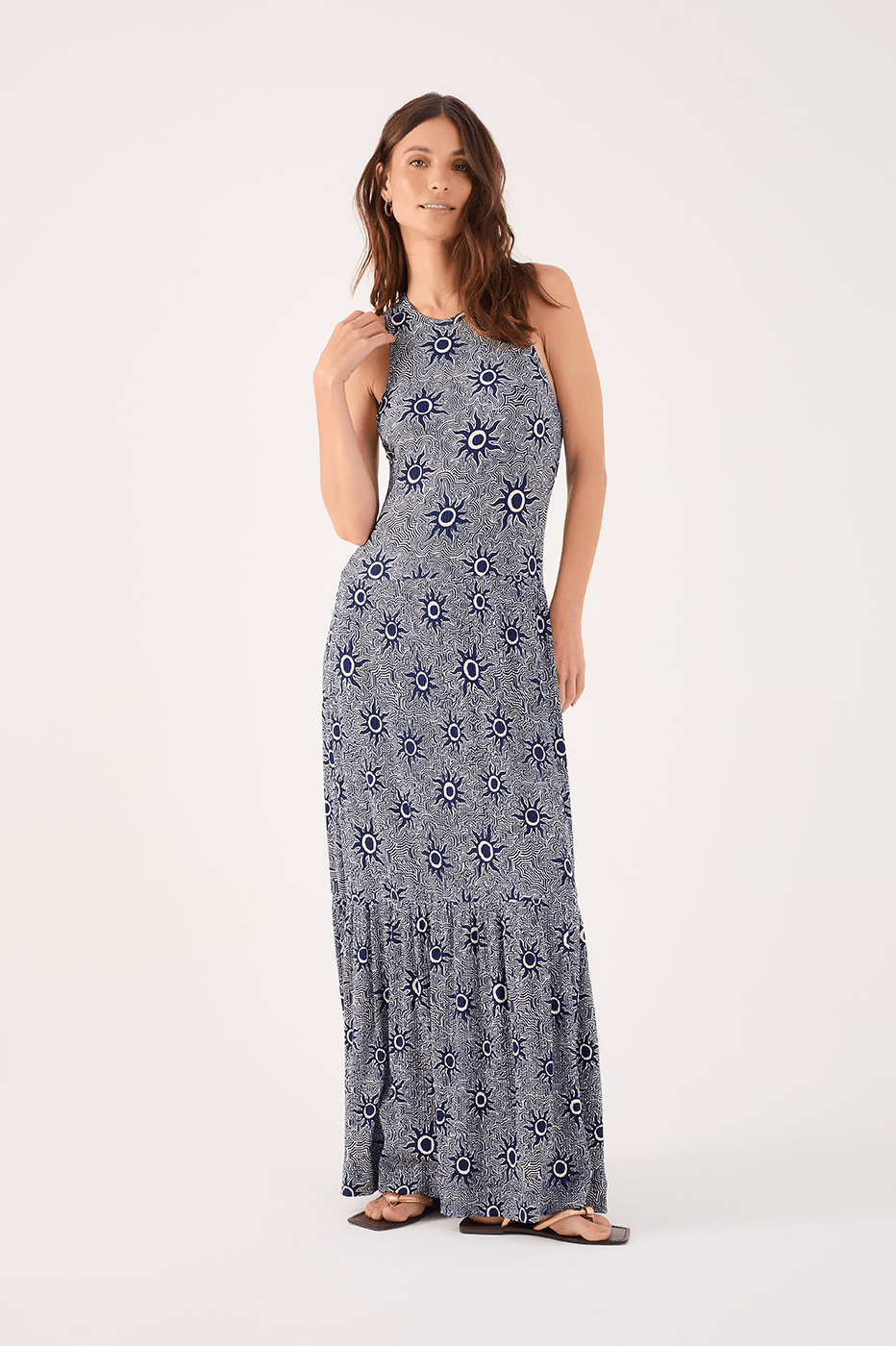 Ribbed Soleil Print Dress_1