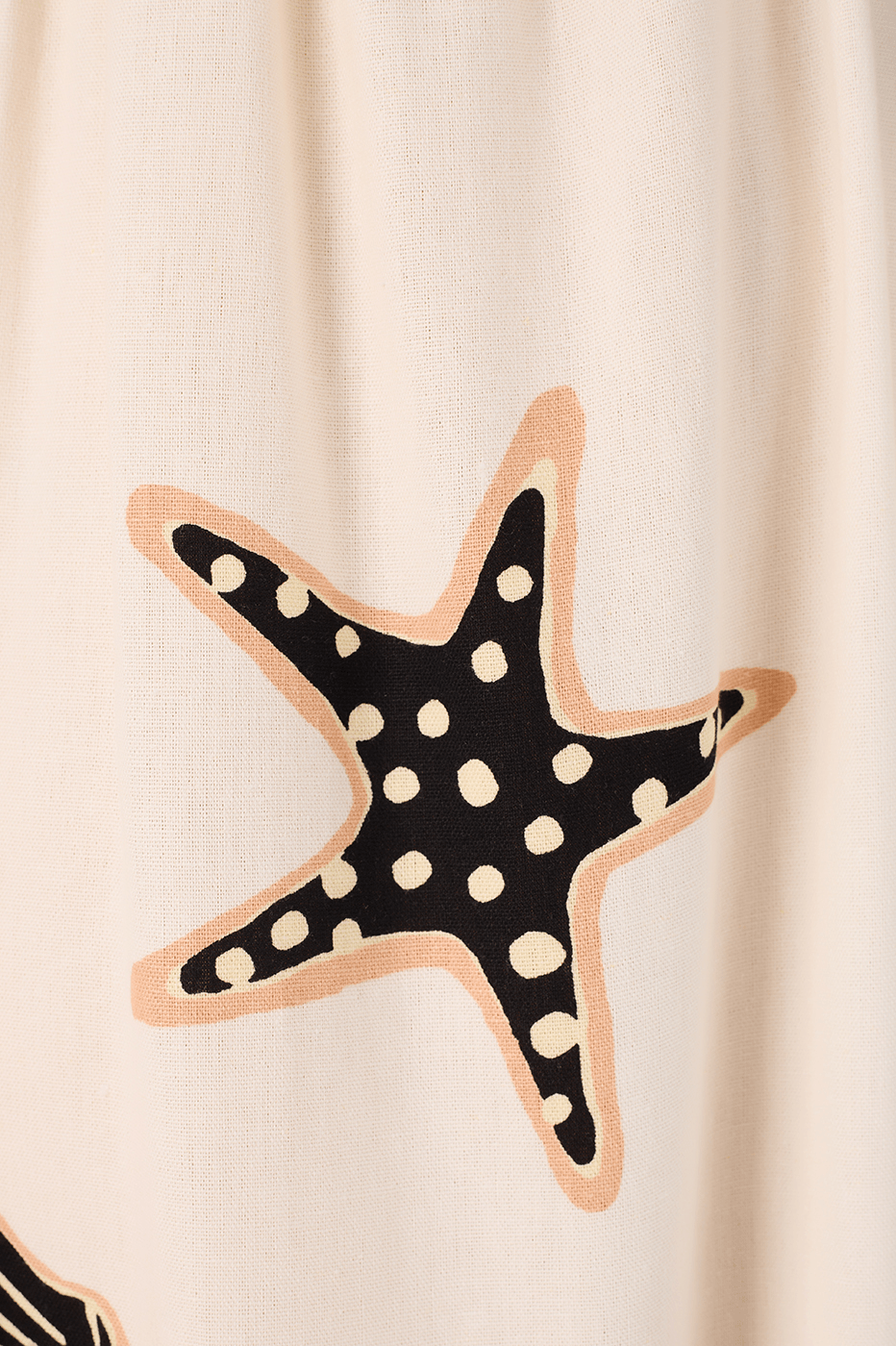 Cropped Linen Marinha Print Dress_6