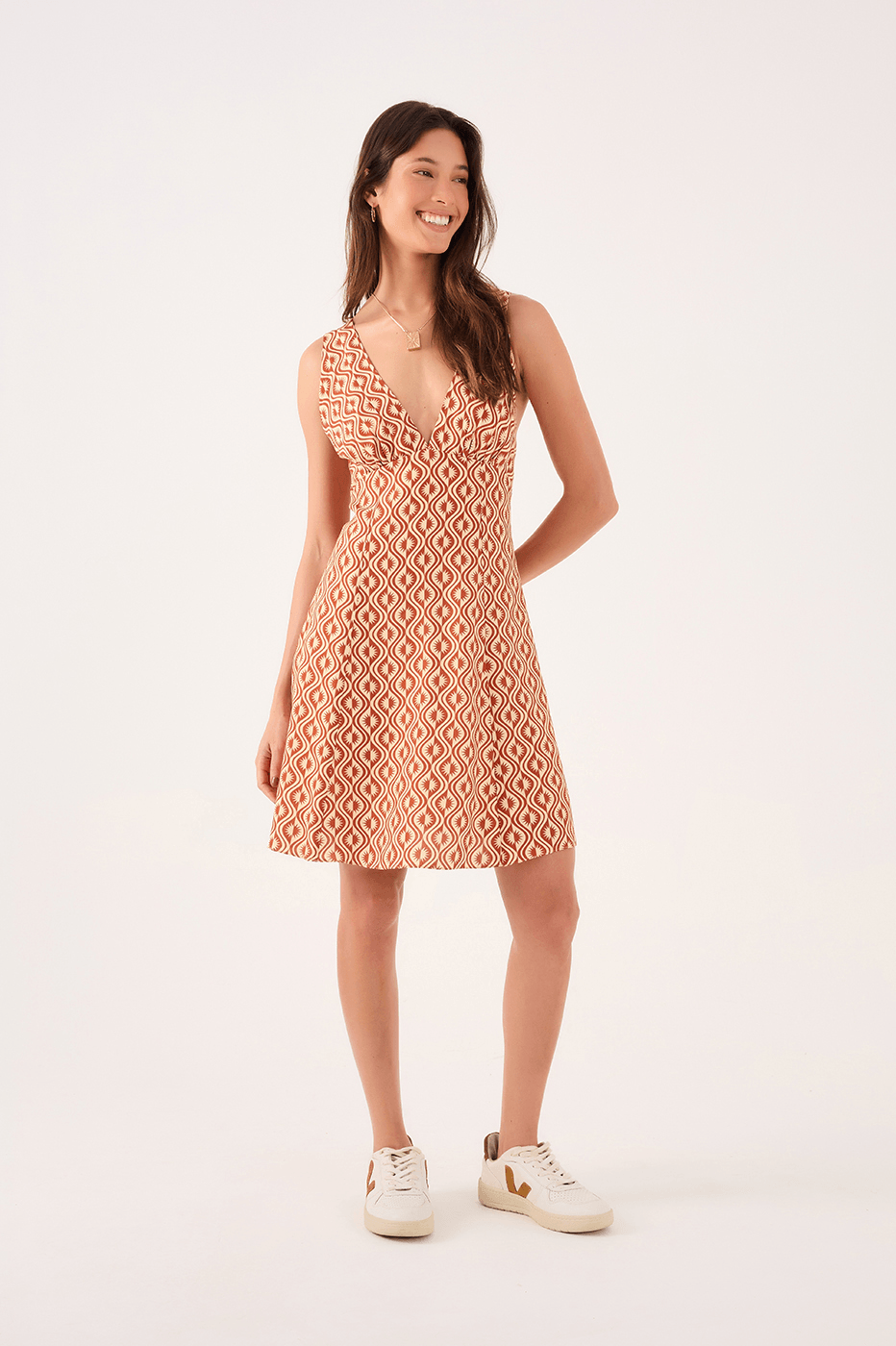 Short Itacoa Print Dress