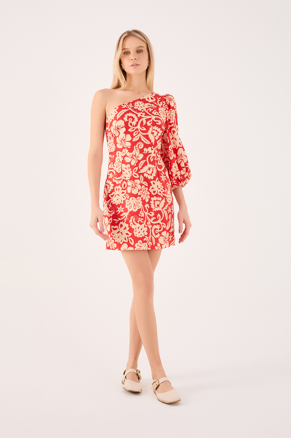 Veraneio Print Dress