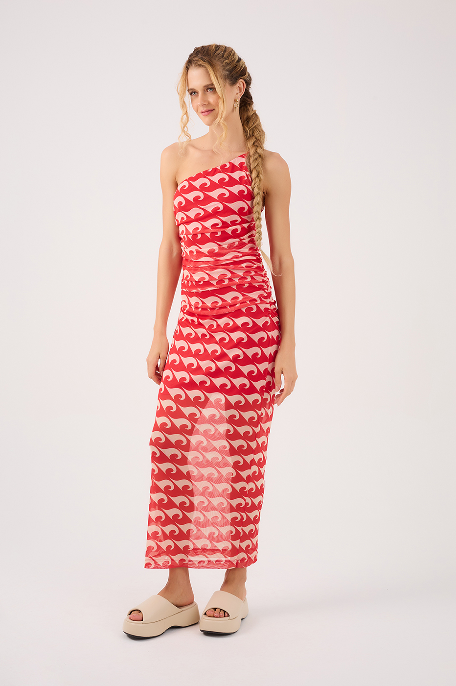 Wave Mesh Maxi Dress_3