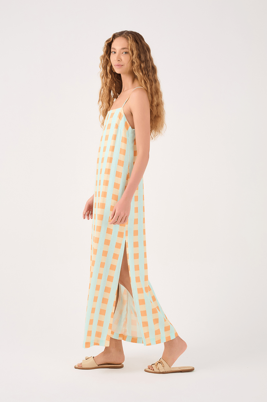 Serena Print Linen Midi Dress_2