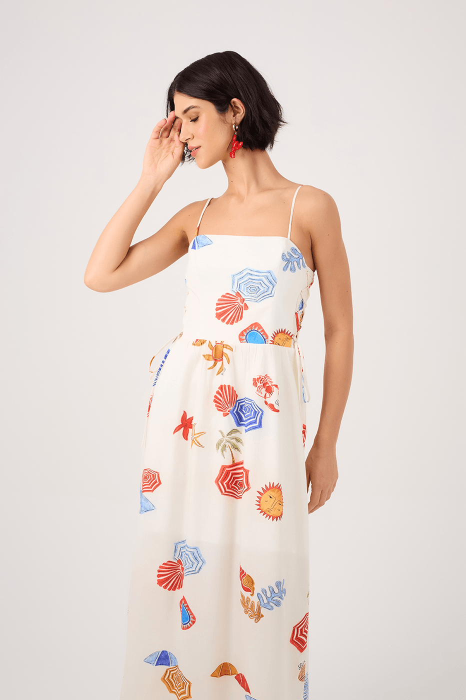 Cropped Sol Print Dress_2