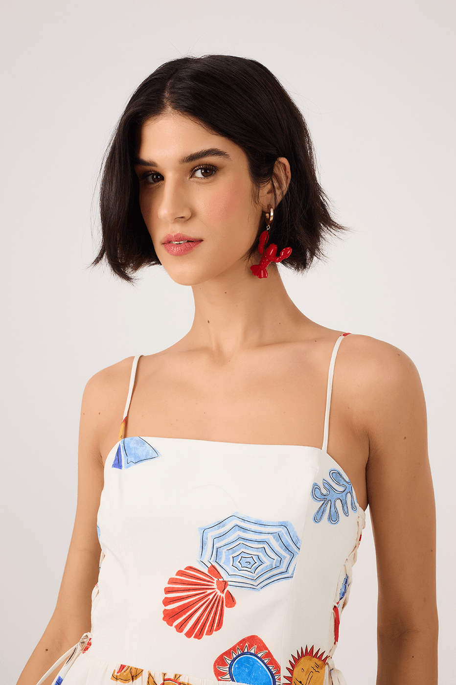 Cropped Sol Print Dress_4