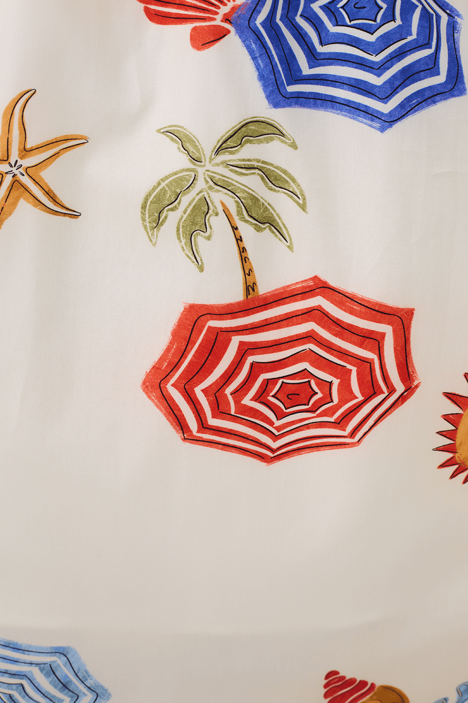 Cropped Sol Print Dress