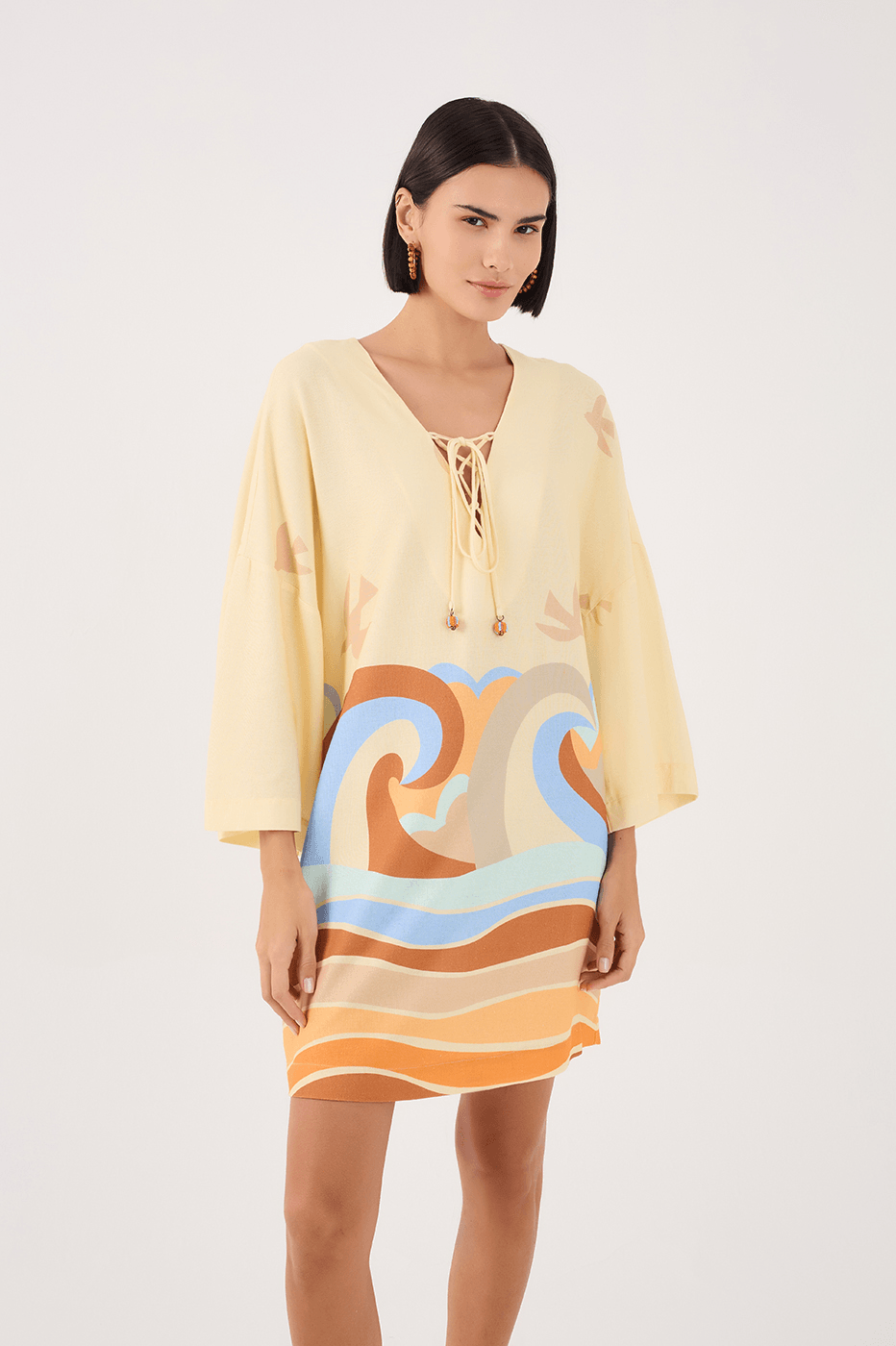 Linen Sossego Print Dress_2