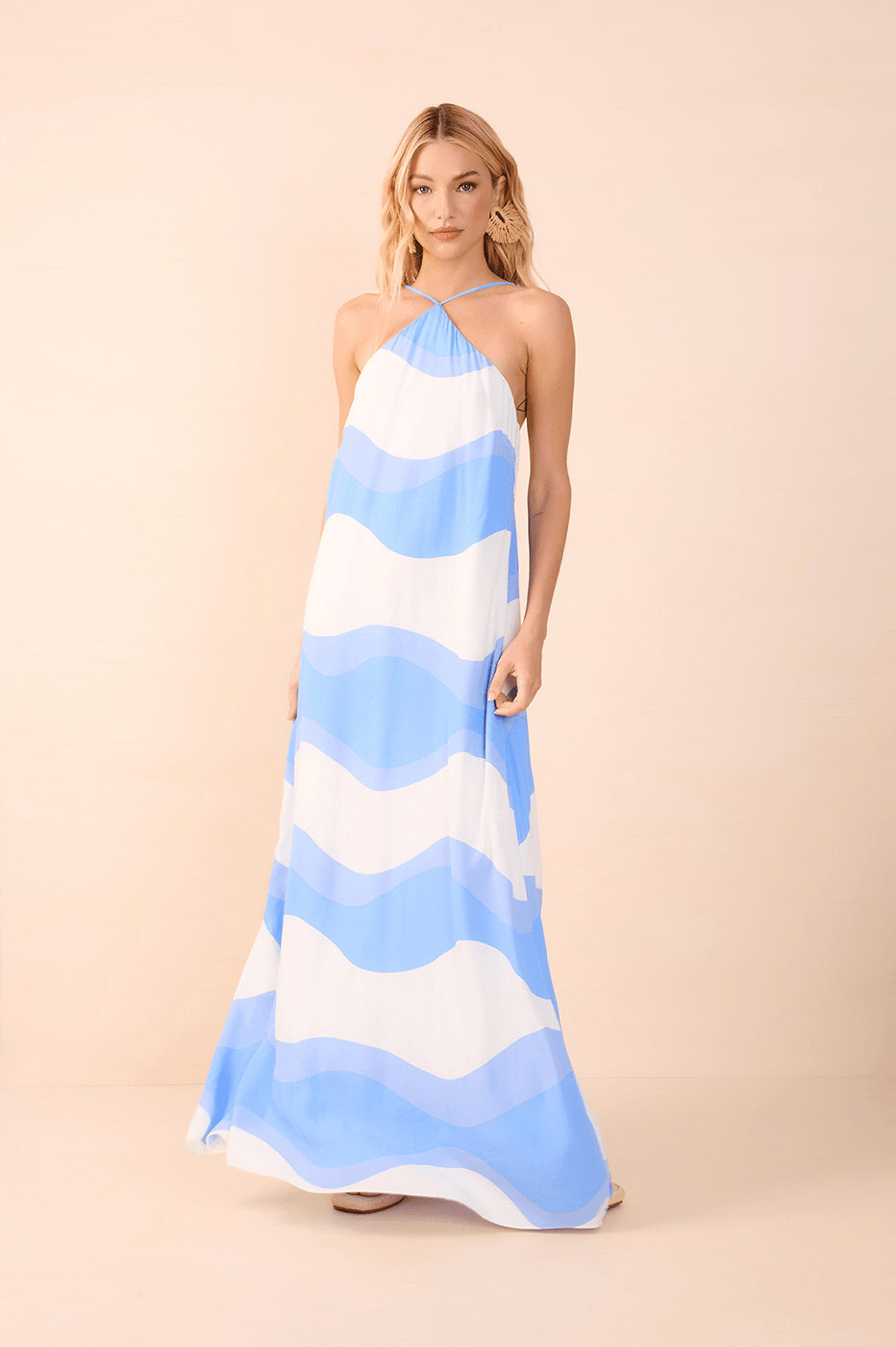 Fluir Print Crepe Maxi Dress_1
