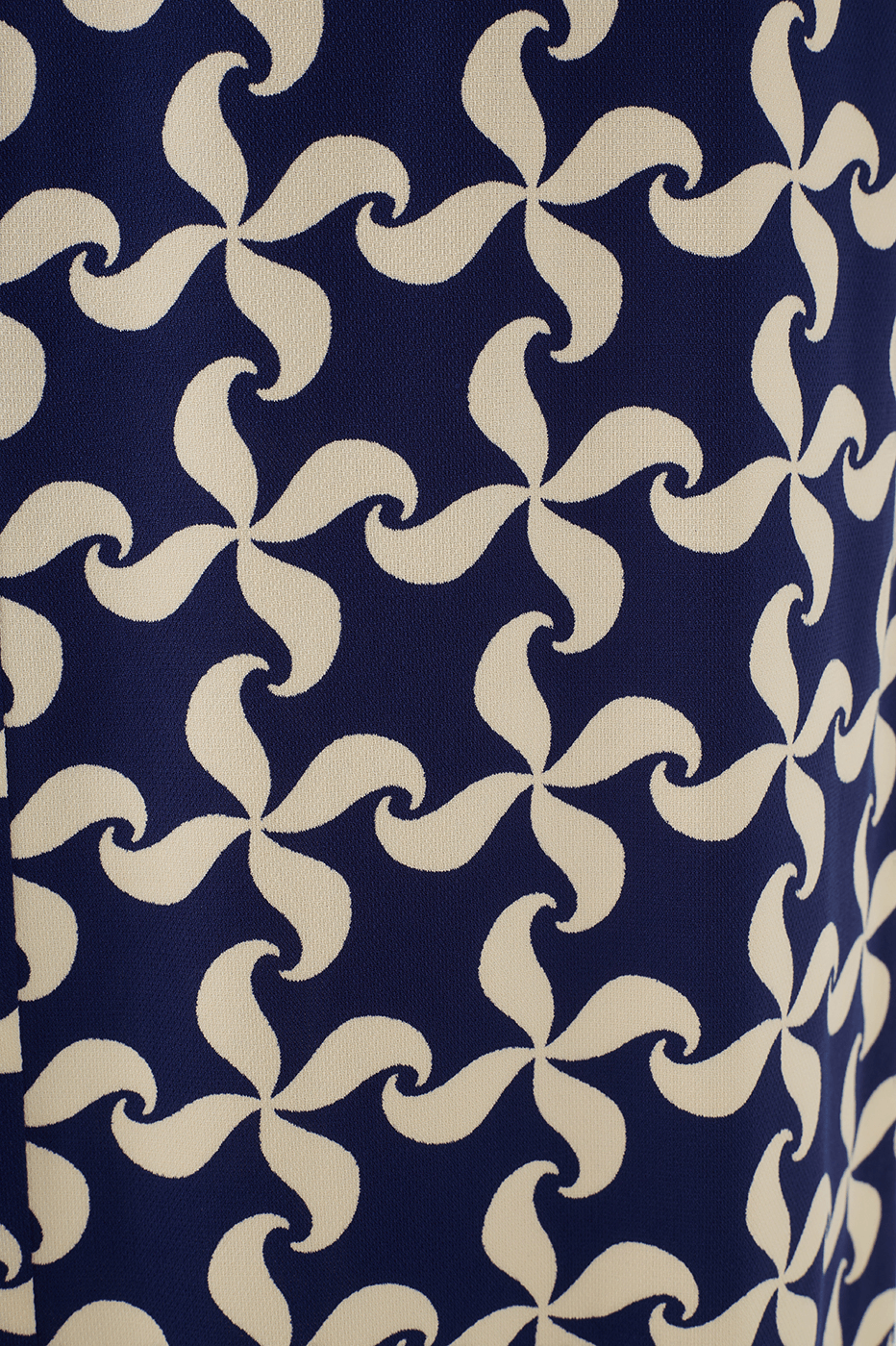 Catavento Print Midi Dress