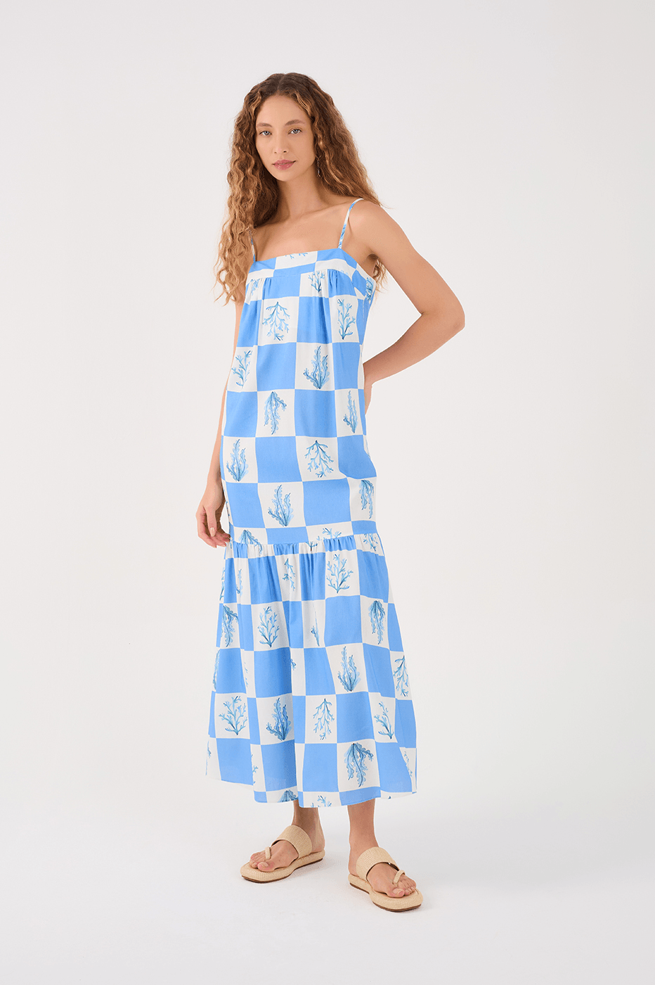 Cut-Out Coral Print Dress_2