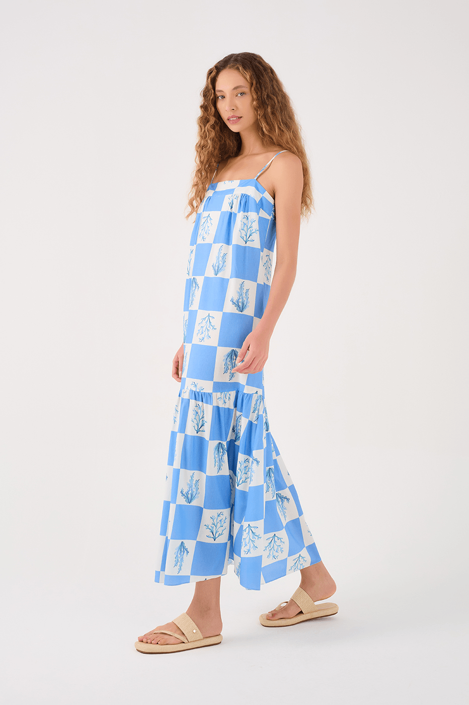 Cut-Out Coral Print Dress_3