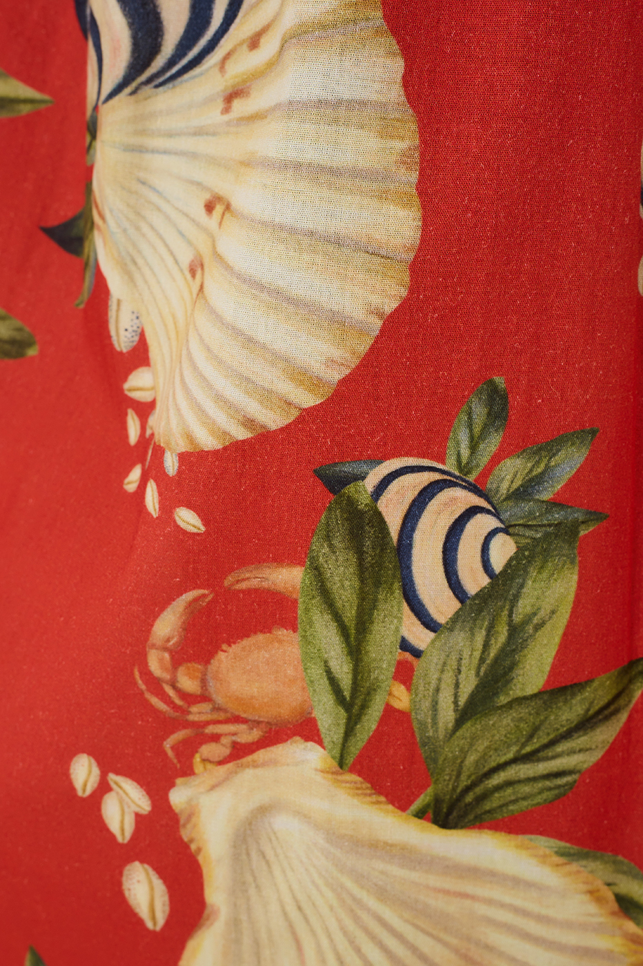 Cropped Sea Shell Print Dress_7