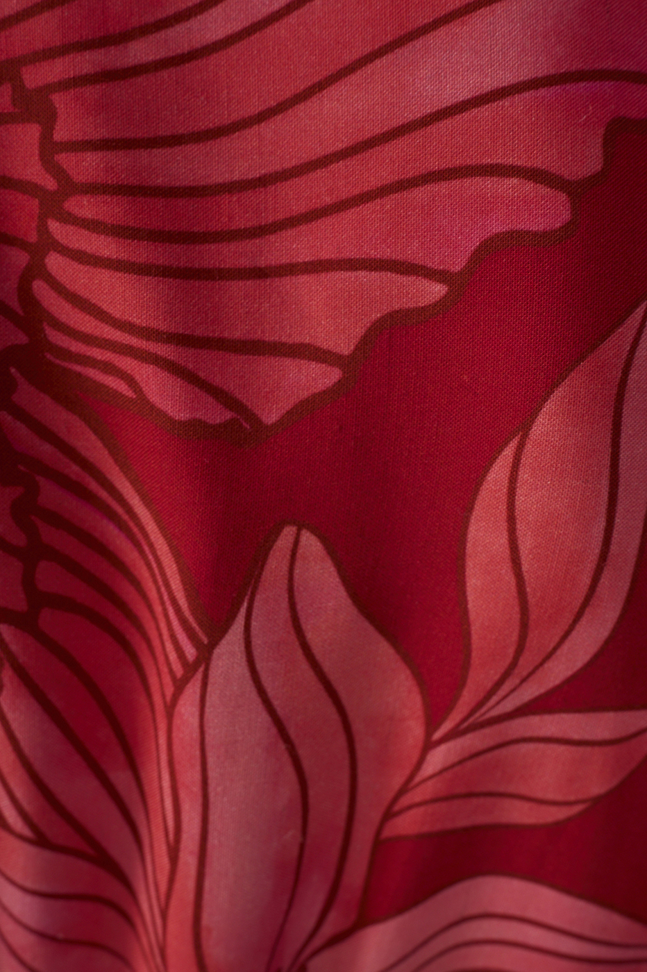 Red Orchid Plunging Neck Drawstring Waist Mini Dress_7