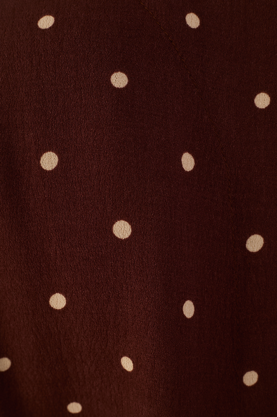 Brown Noite Wrap Crepe Mini Dress_7