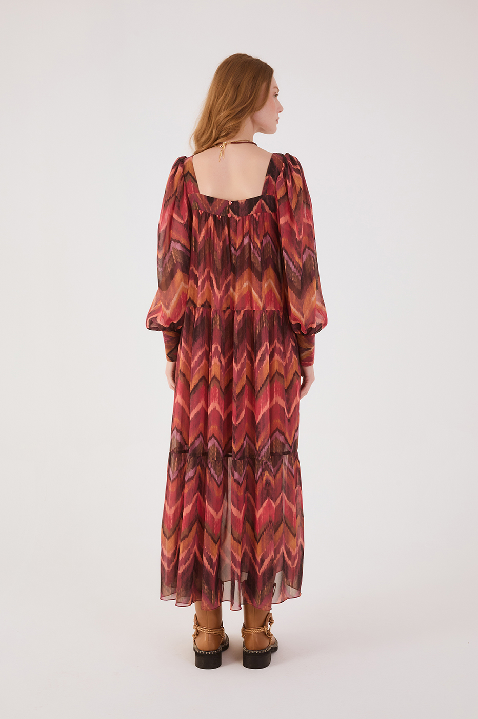 Ikat Print Dress