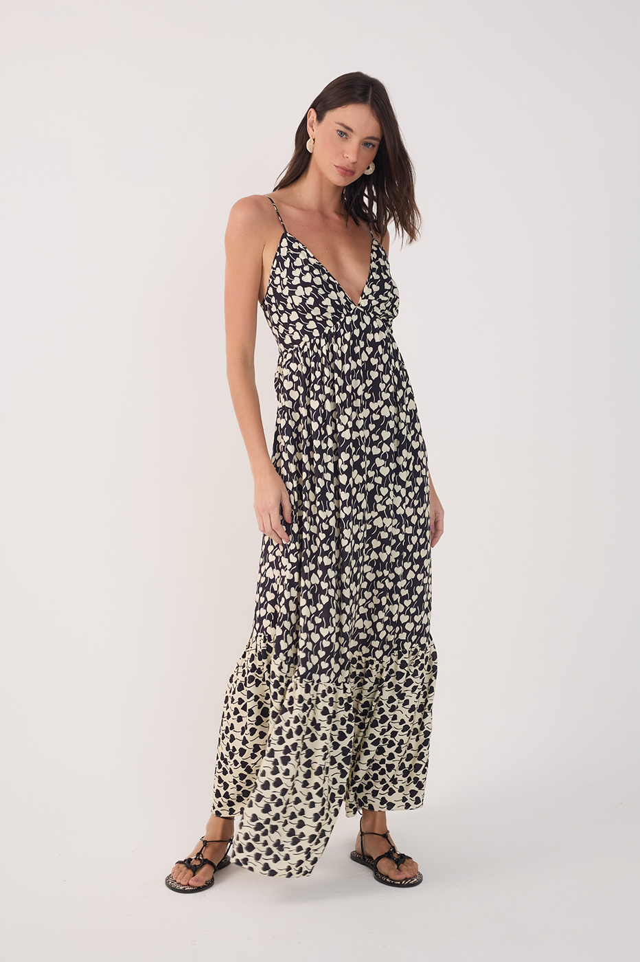 Long Amor Perfeito Print Dress_2