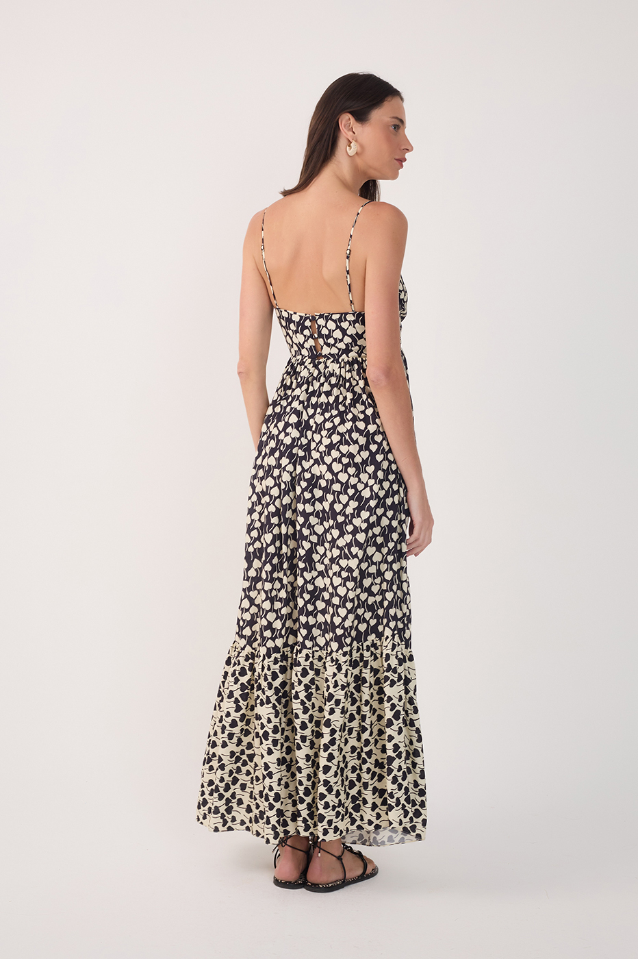 Long Amor Perfeito Print Dress_5