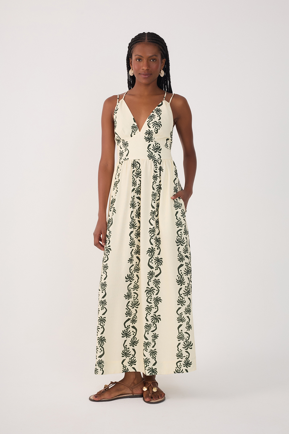 Cropped Aventureiro Print Dress_2
