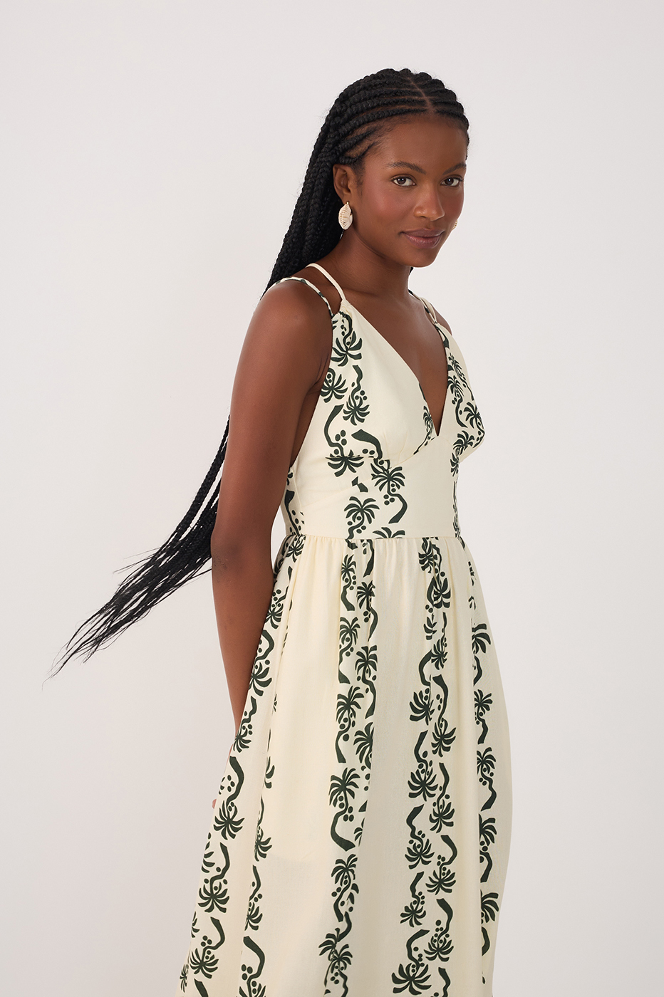 Cropped Aventureiro Print Dress_3