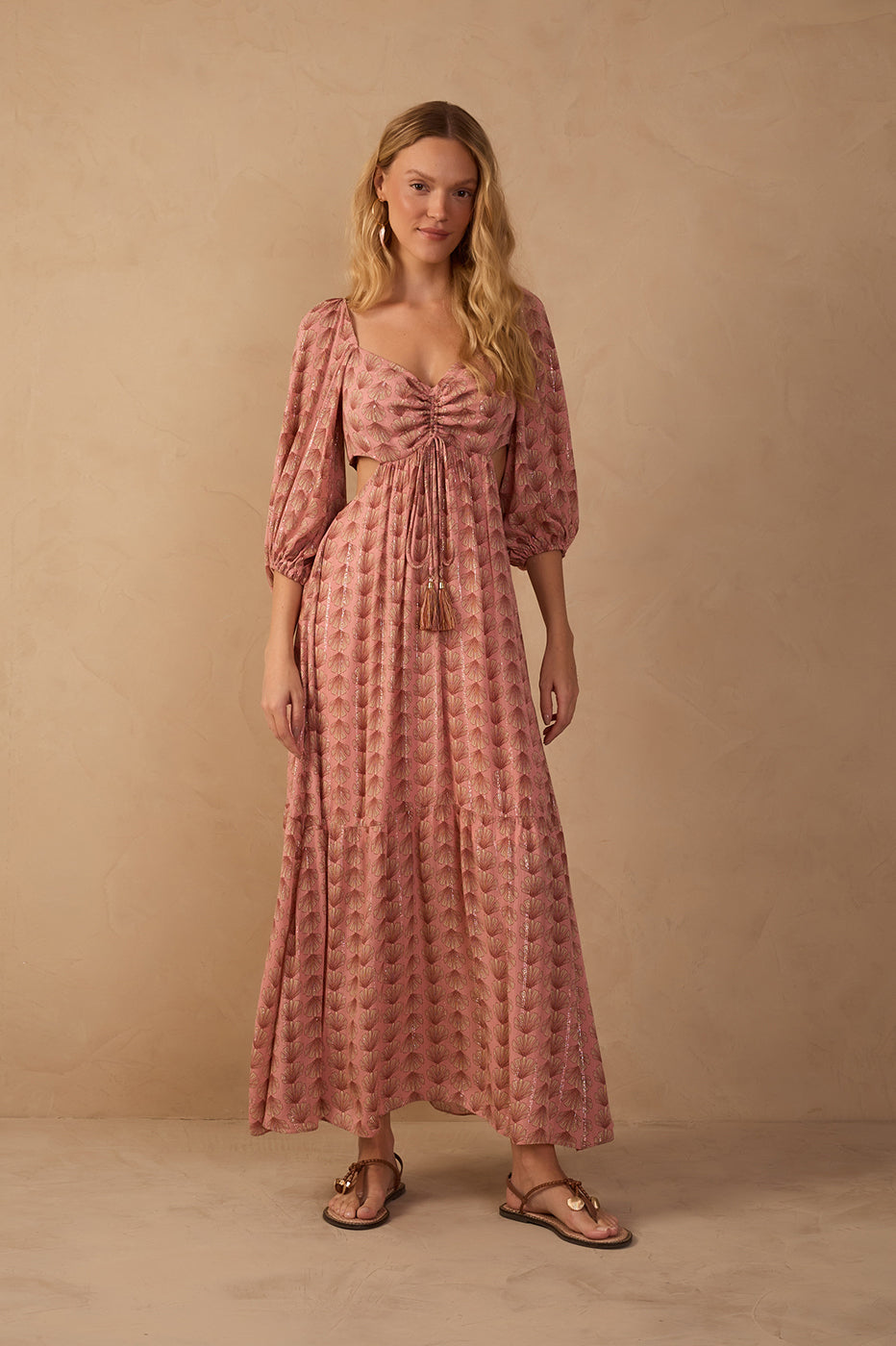 Vestido Cropped Lurex Estampa Maresia_1