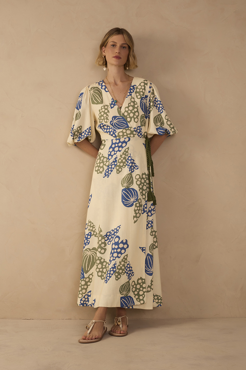 Cropped Begonia Print Dress_1