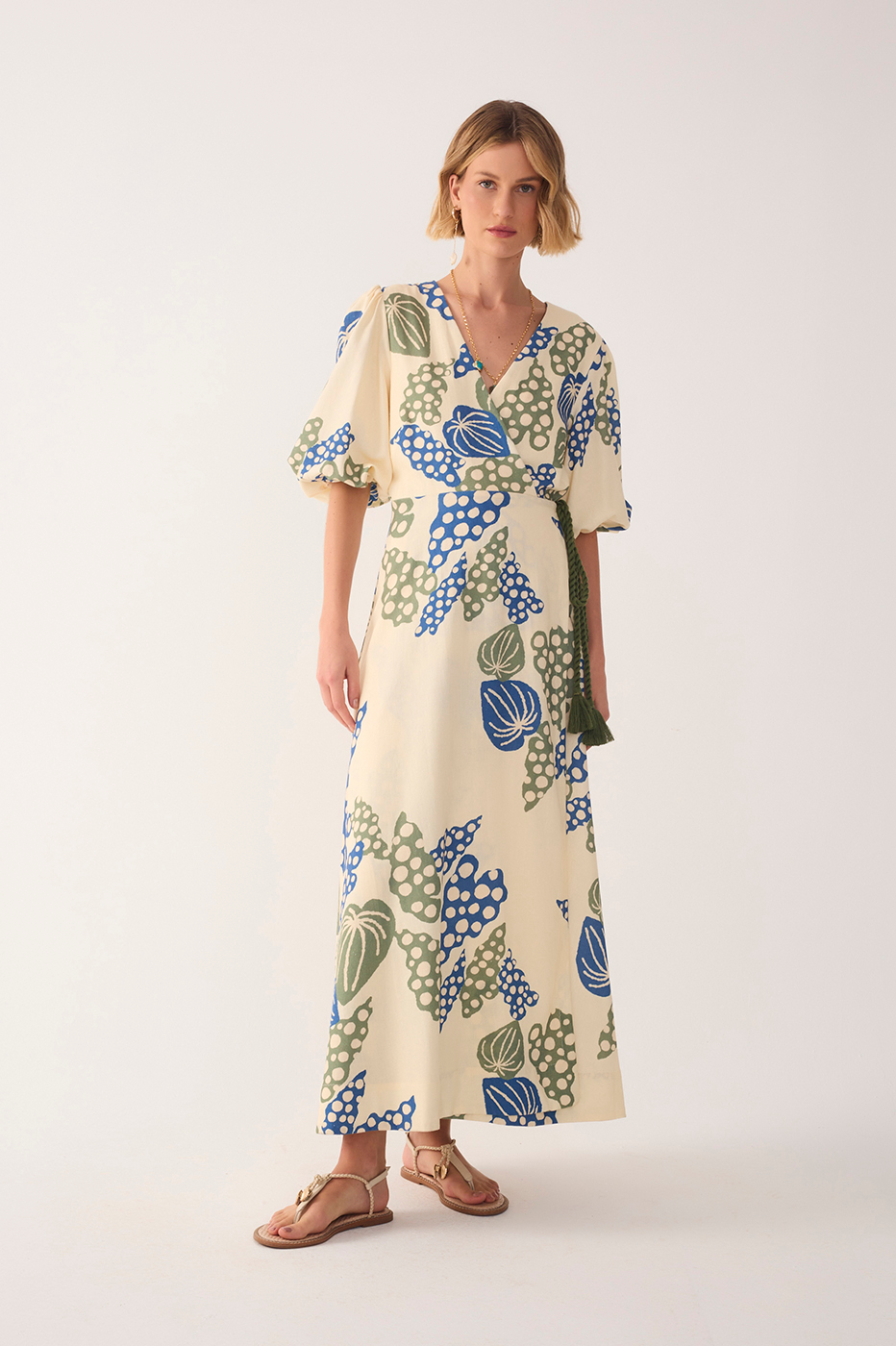 Cropped Begonia Print Dress_2