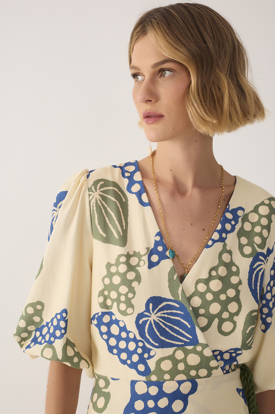 Cropped Begonia Print Dress_4