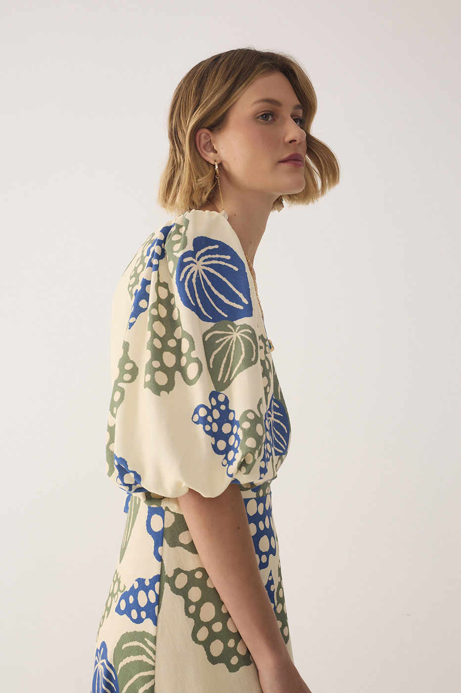 Cropped Begonia Print Dress_5