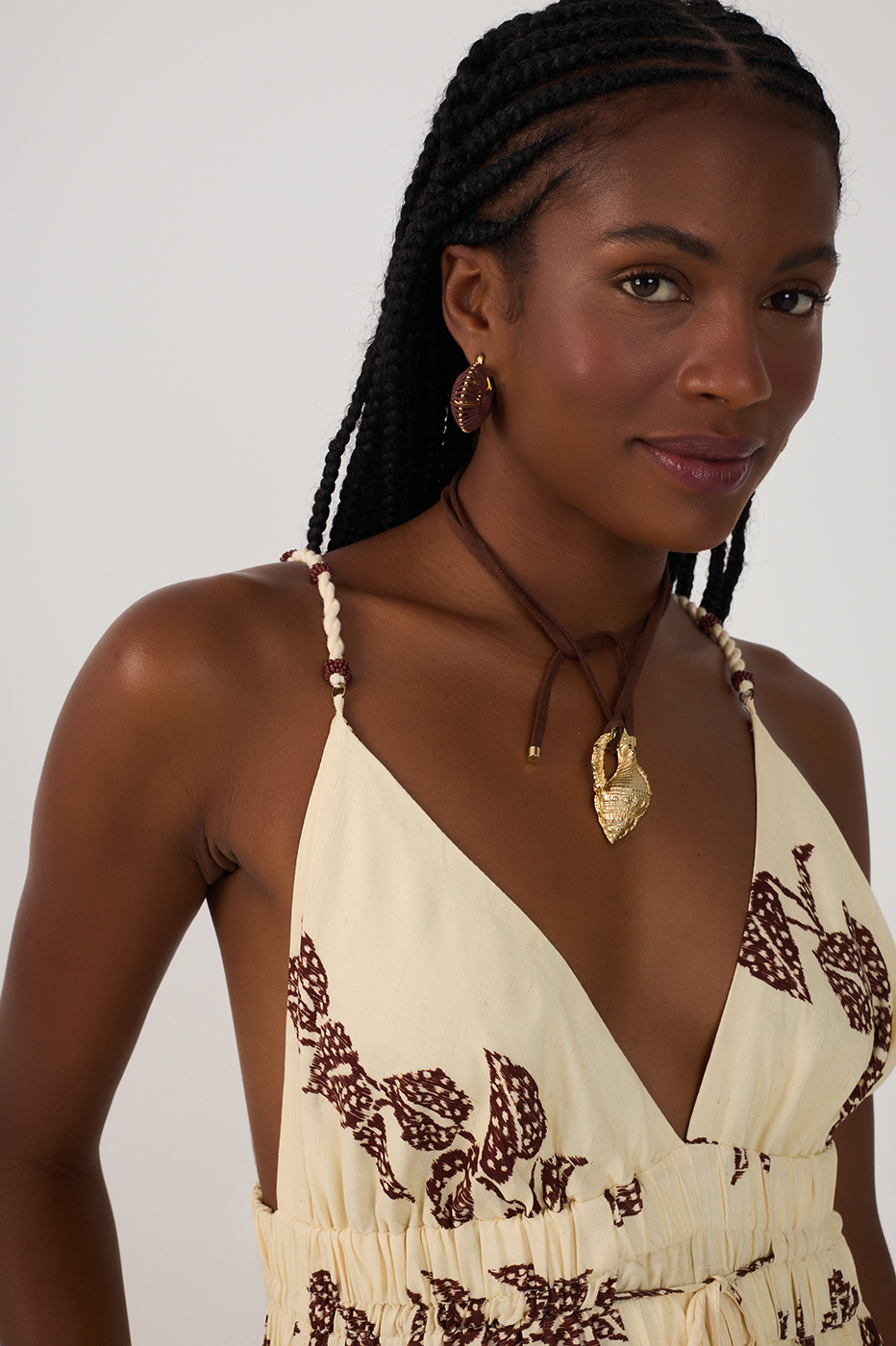 Vestido Longo Cambraia Estampa Inspira_4