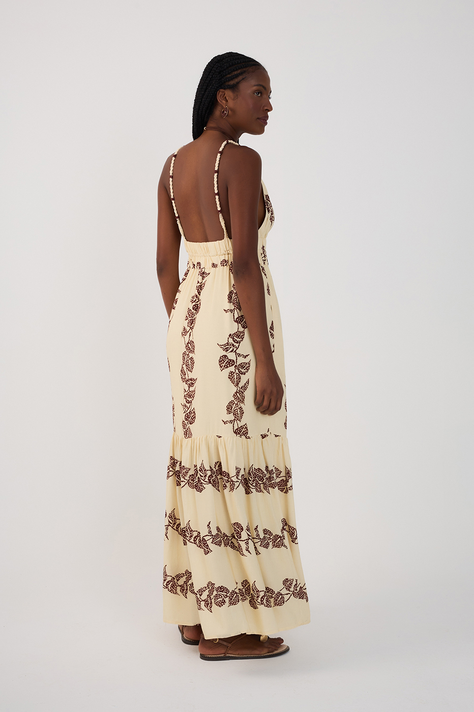 Inspira Print Cambric Long Dress_5