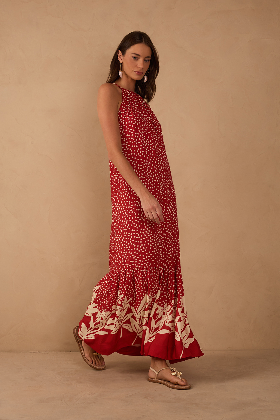 Long Encanto Floral Print Dress_1
