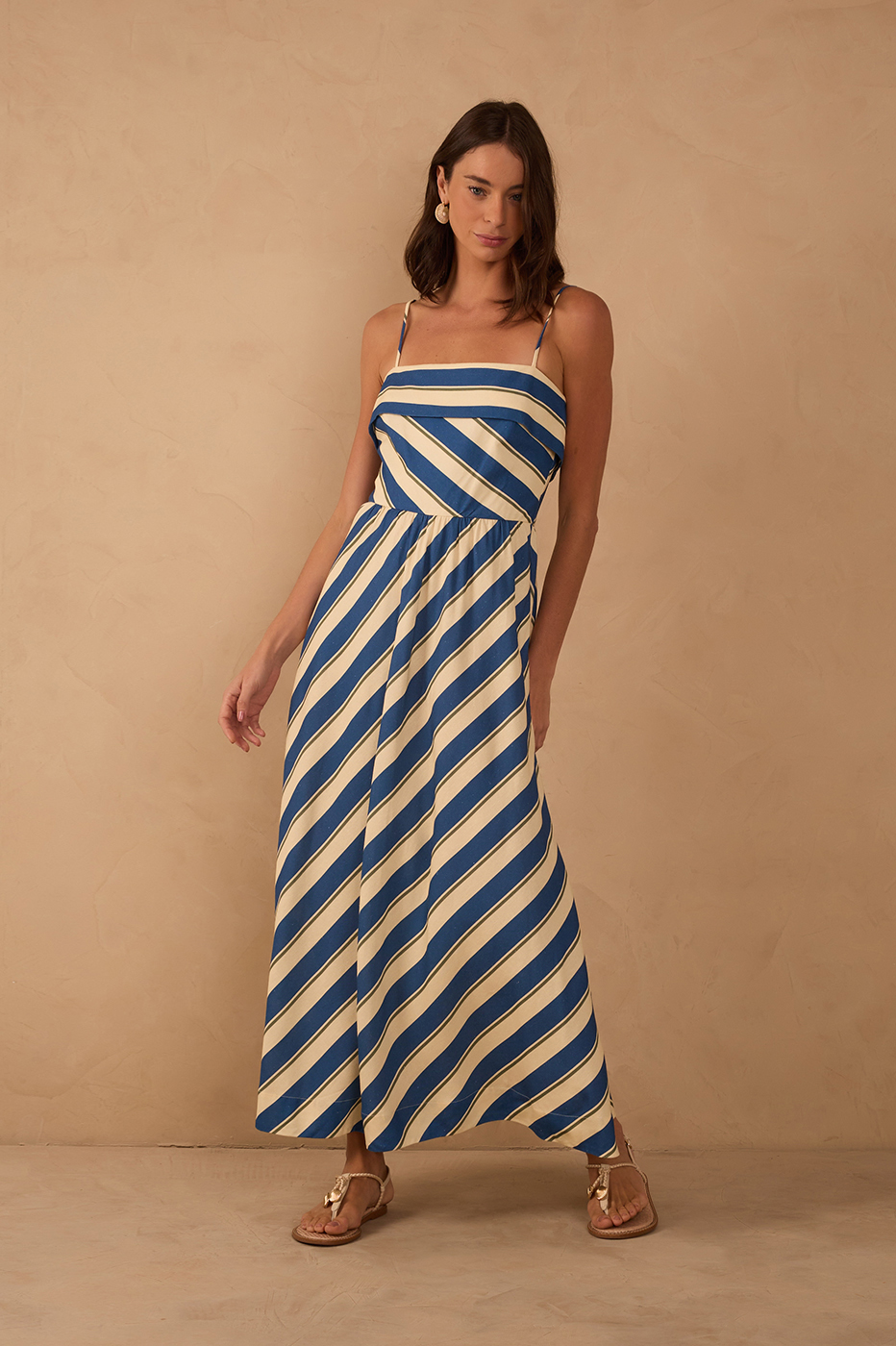 Cropped Maré Listrada Print Dress_1