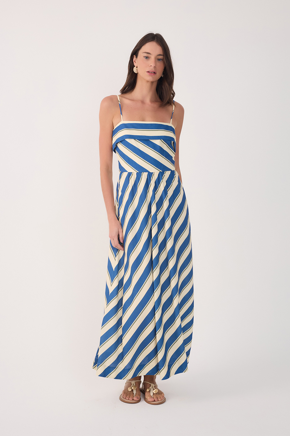 Cropped Maré Listrada Print Dress_2