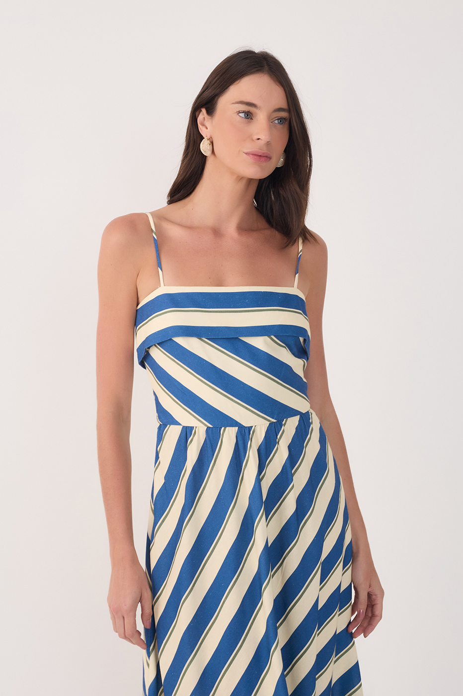 Cropped Maré Listrada Print Dress_3