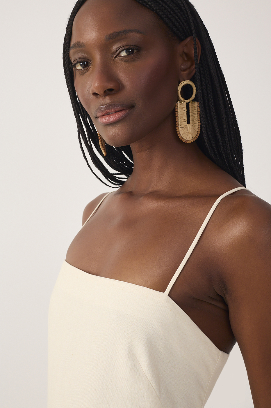 Cropped Flor Do Oceano Print Dress_5