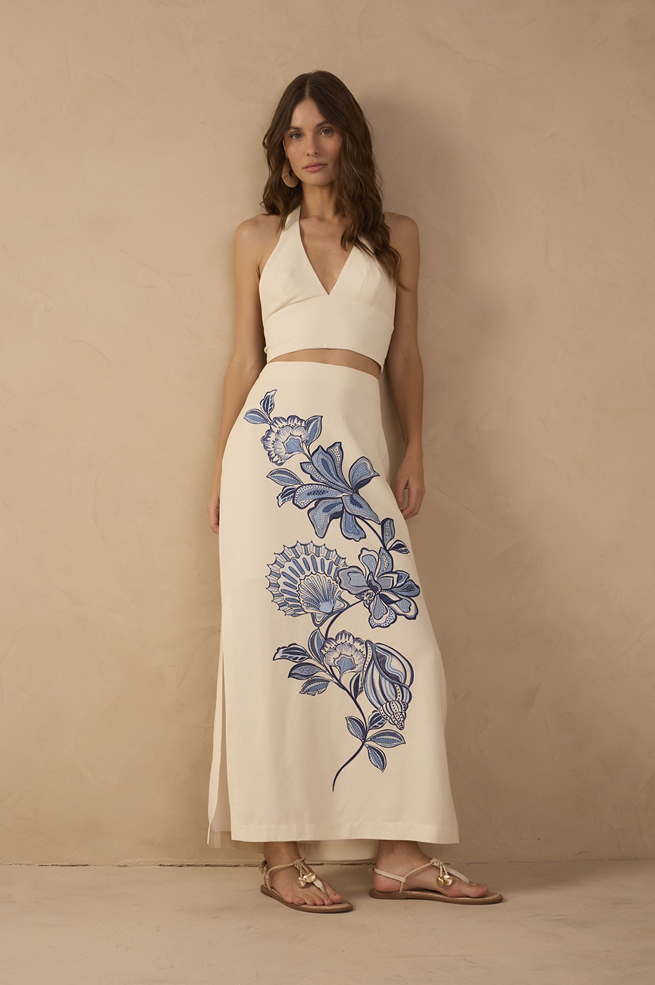 Linen Flor Do Oceano Print Set_1