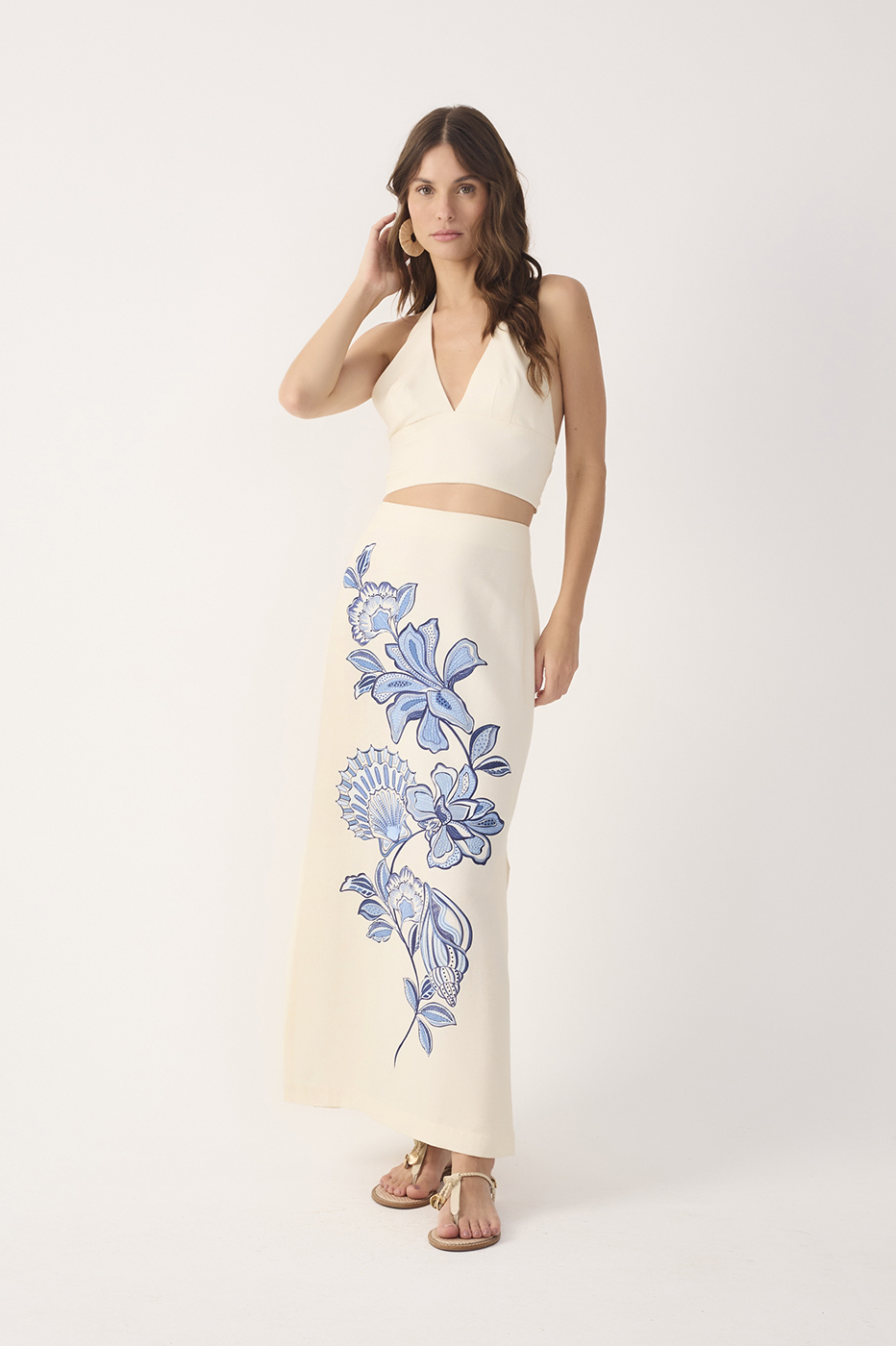 Linen Flor Do Oceano Print Set_2