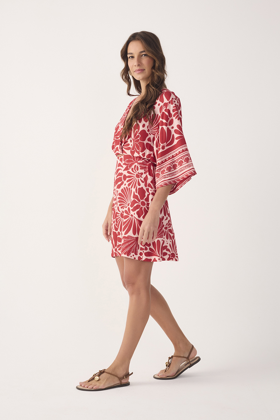 Short Flora Print Dress_3