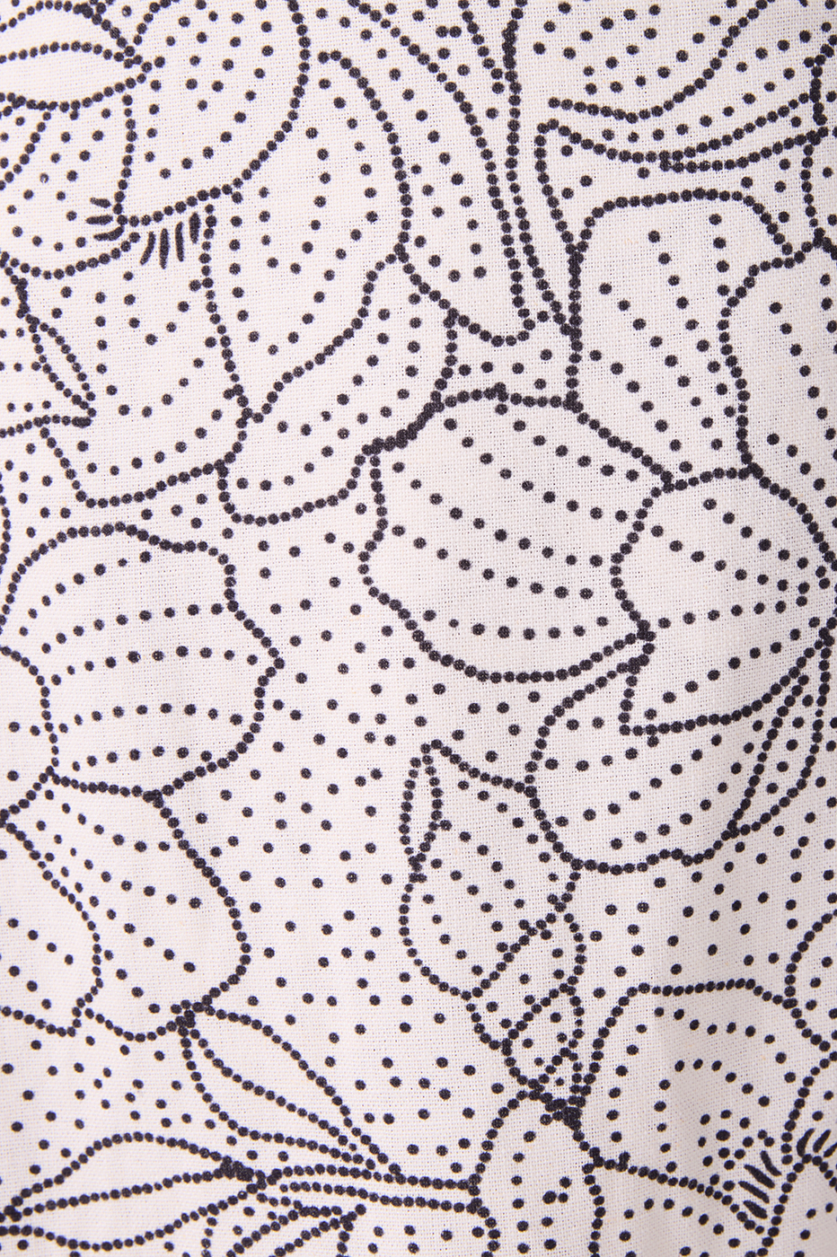 Linen Ponto A Ponto Print Dress_6