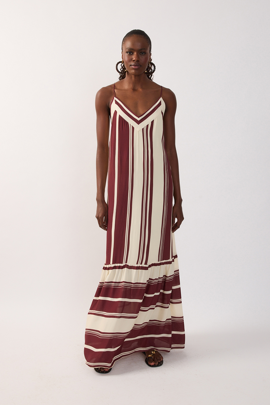 Off White Stripes Solene Cropped Dress_2